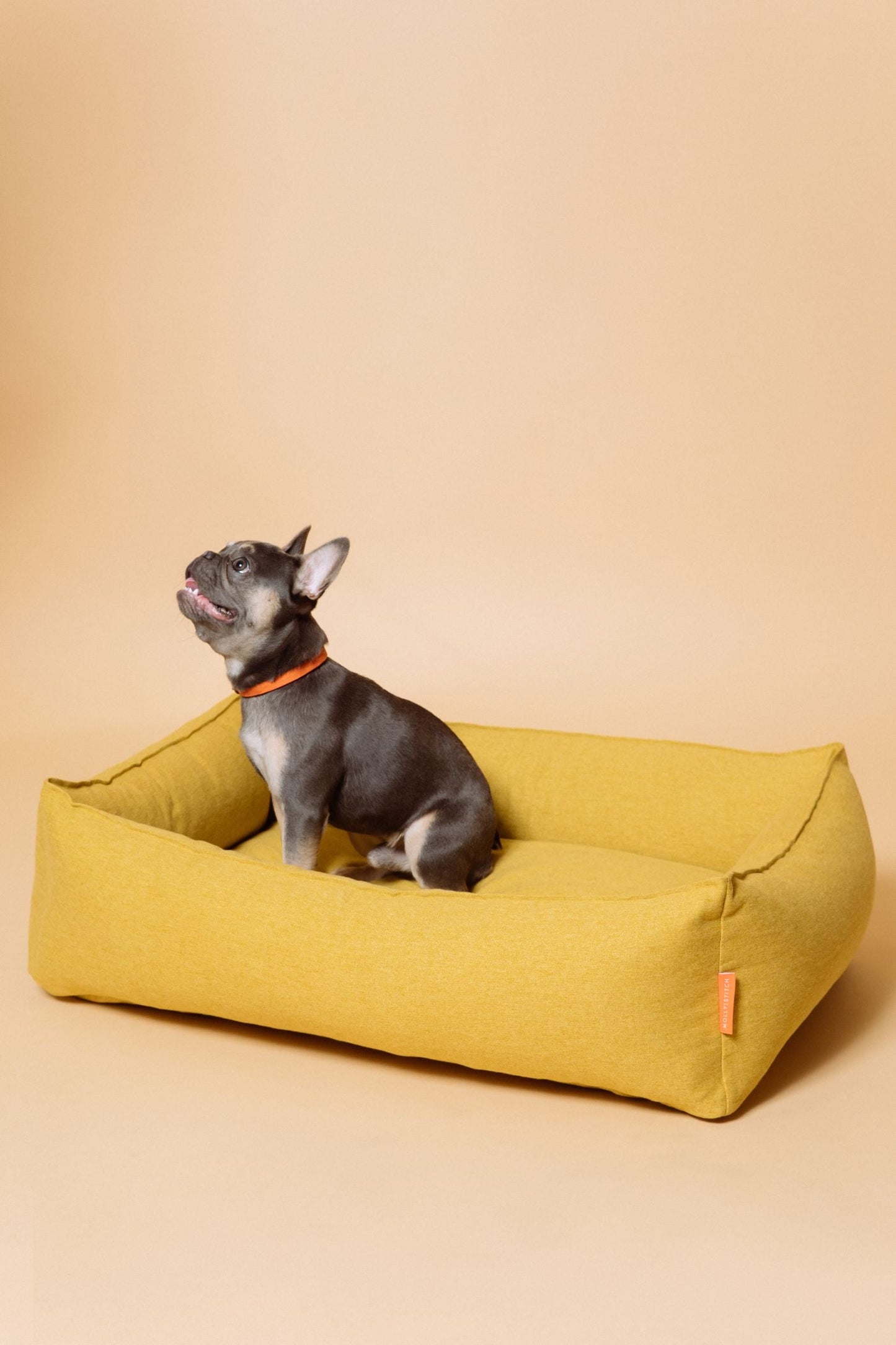 Alpine Dog Bed - Mustard by Molly And Stitch US