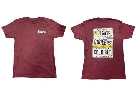Louisiana Plates Tee by GATR