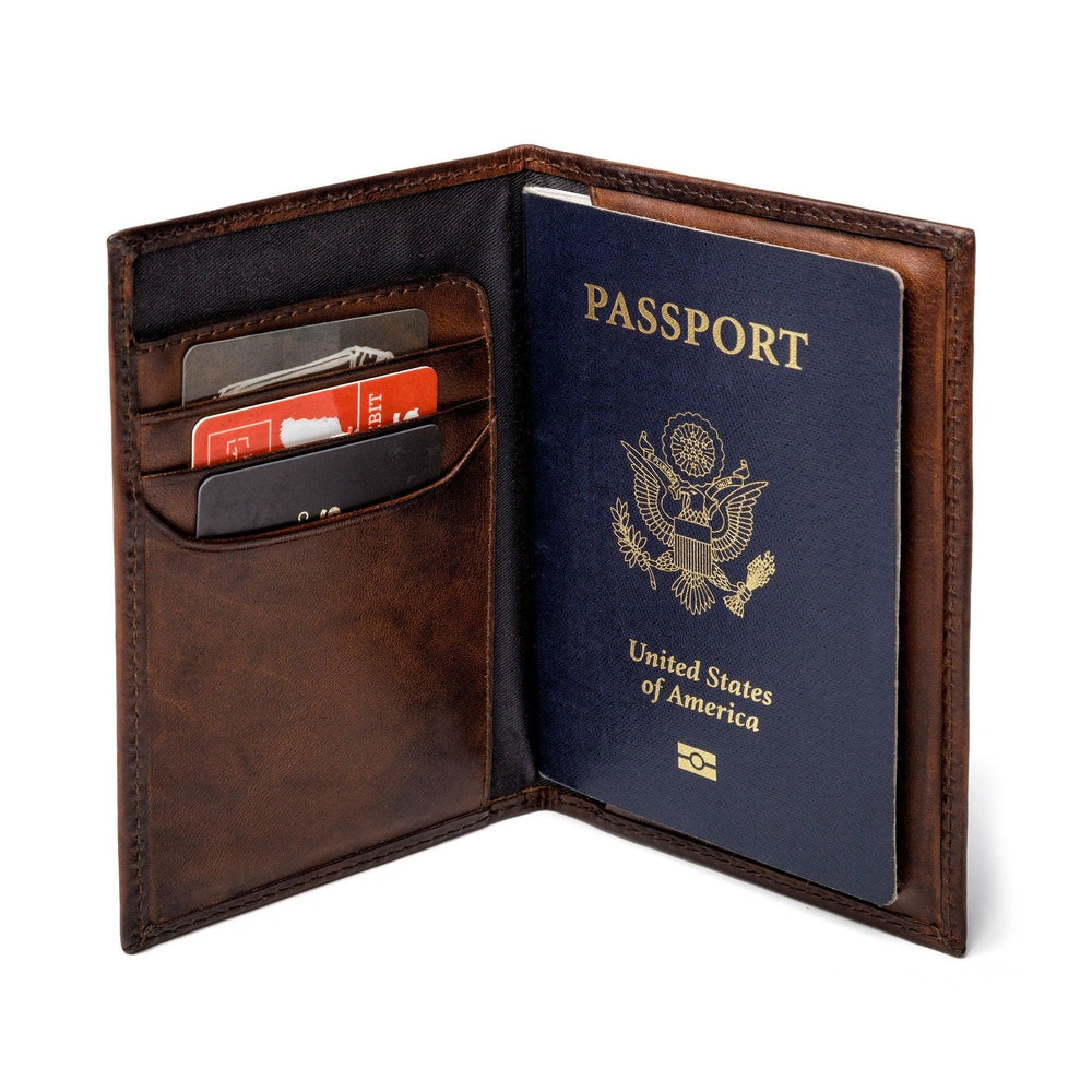 Benjamin Leather Passport Wallet by Mission Mercantile Leather Goods