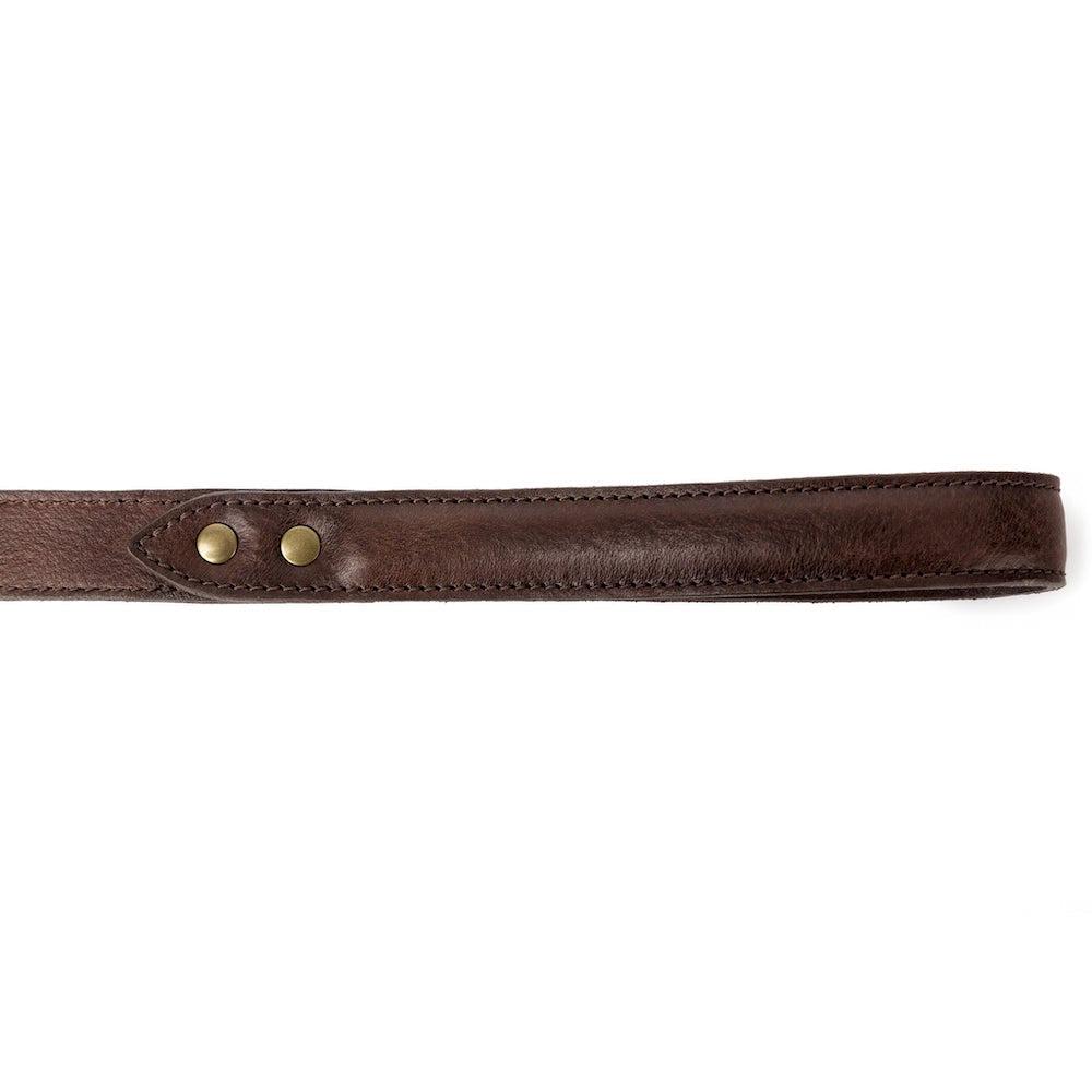 Campaign Leather Dog Leash by Mission Mercantile Leather Goods