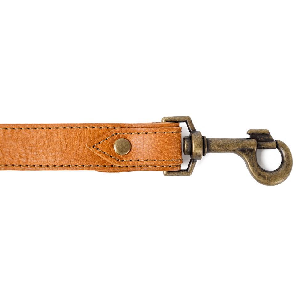 Campaign Leather Dog Leash by Mission Mercantile Leather Goods