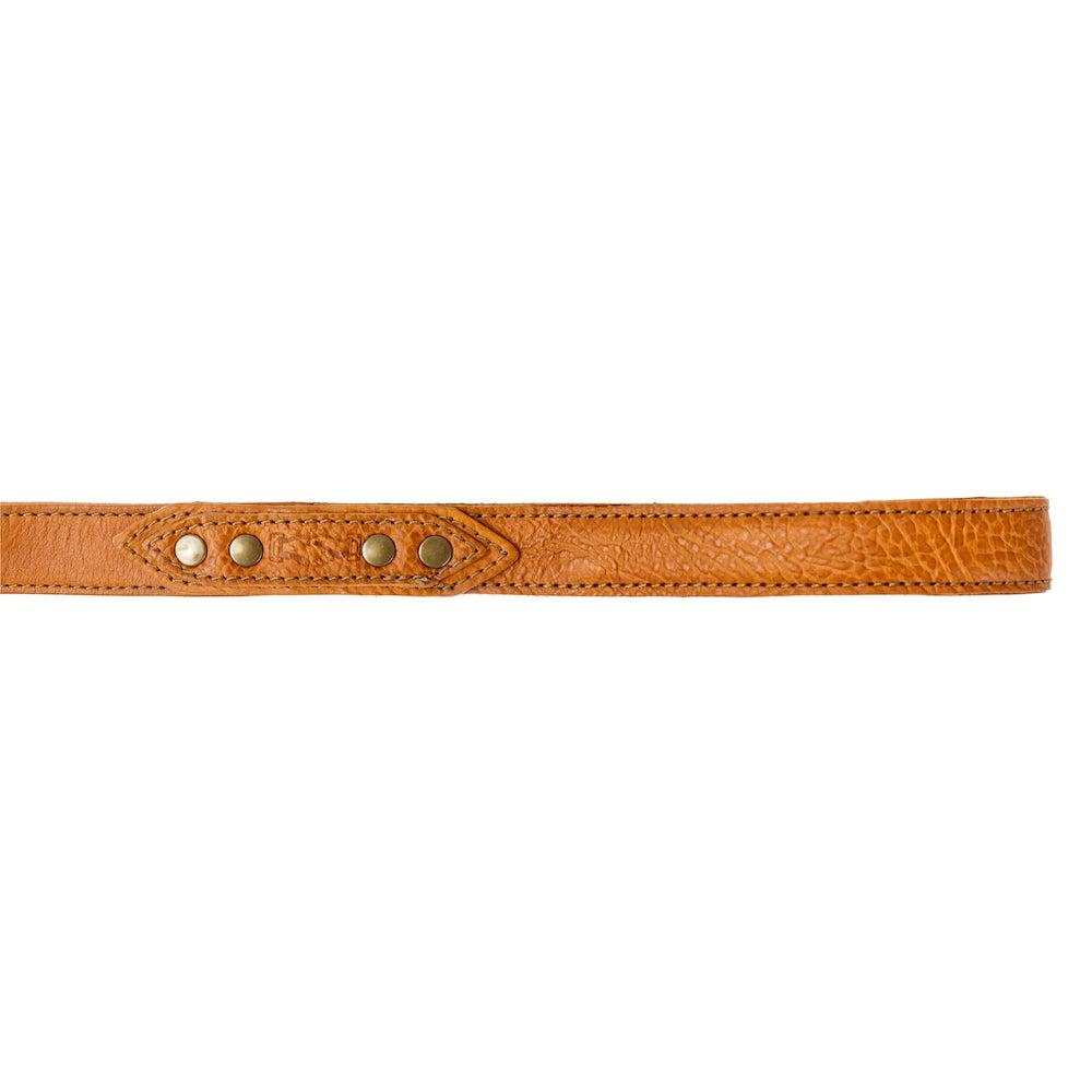 Campaign Leather Dog Leash by Mission Mercantile Leather Goods