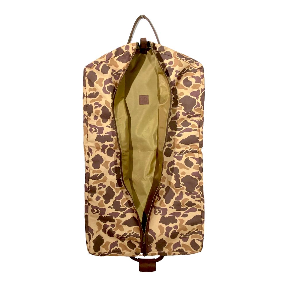 Campaign Waxed Canvas Garment Bag by Mission Mercantile Leather Goods