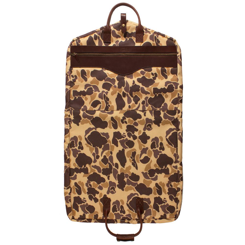 Campaign Waxed Canvas Garment Bag by Mission Mercantile Leather Goods