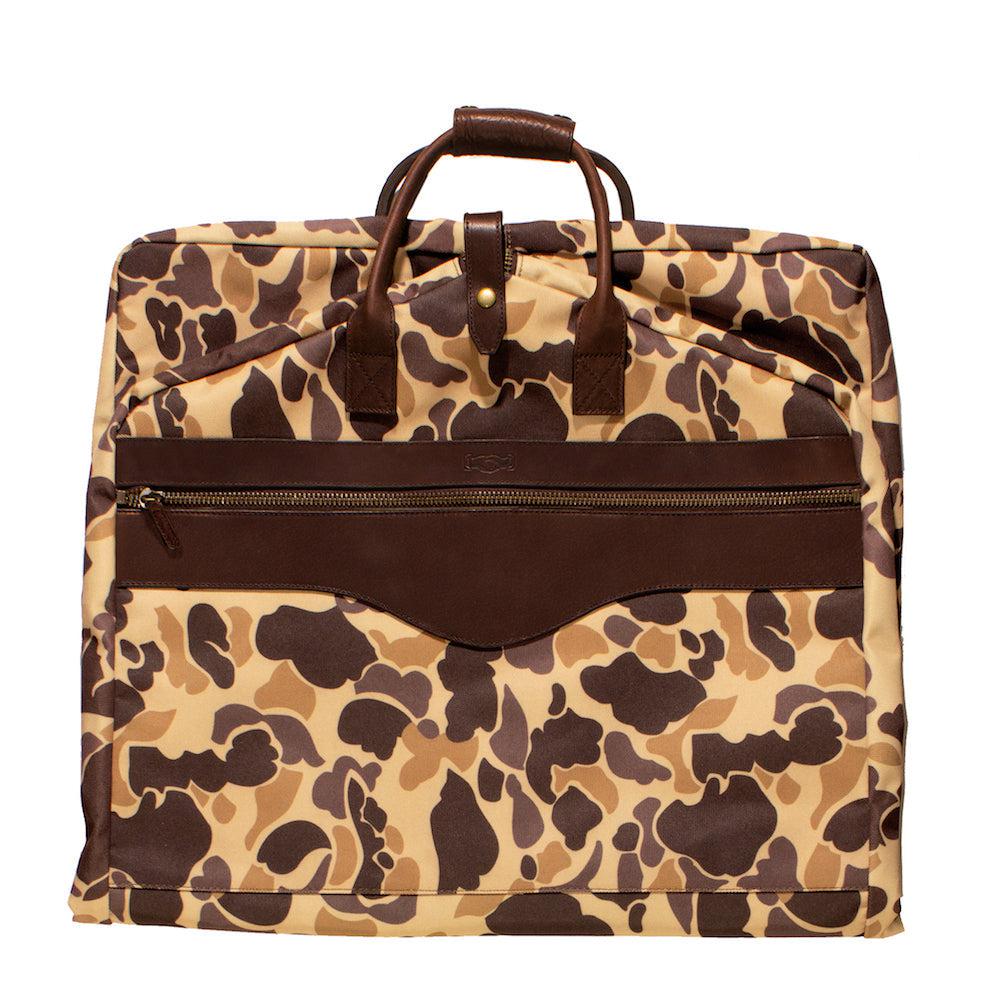 Campaign Waxed Canvas Garment Bag by Mission Mercantile Leather Goods