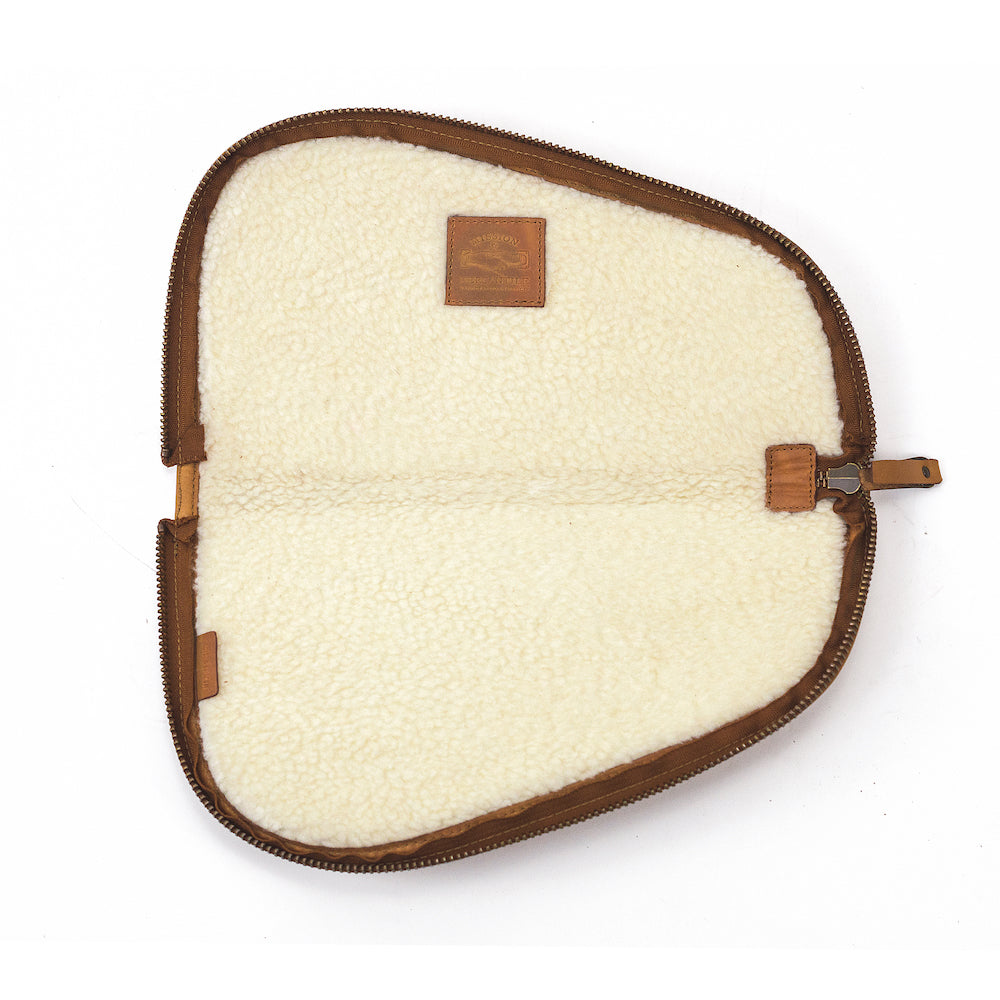 White Wing Leather Hunting Pistol Case by Mission Mercantile Leather Goods
