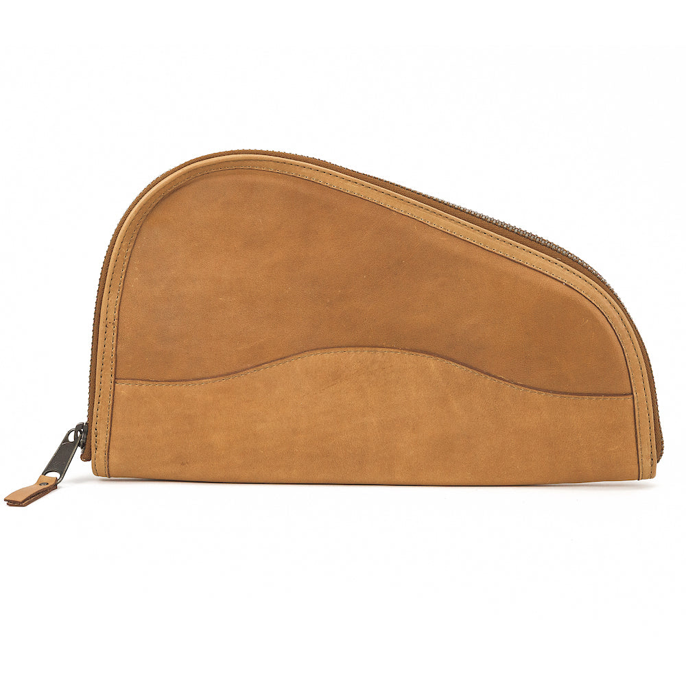 White Wing Leather Hunting Pistol Case by Mission Mercantile Leather Goods