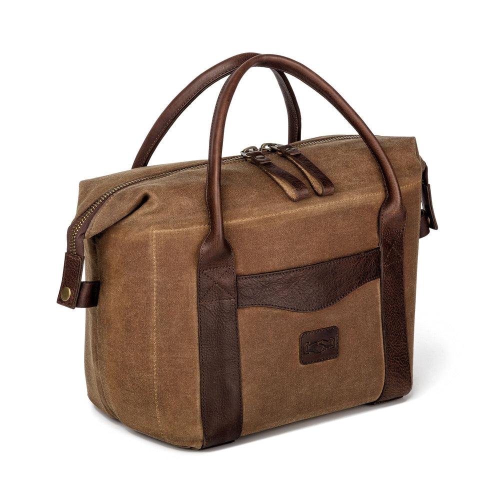 White Wing Waxed Canvas Cooler by Mission Mercantile Leather Goods