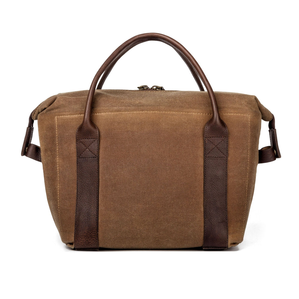 White Wing Waxed Canvas Cooler by Mission Mercantile Leather Goods