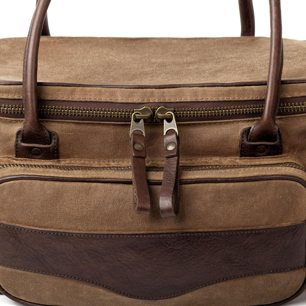 White Wing Waxed Canvas Guide Bag by Mission Mercantile Leather Goods