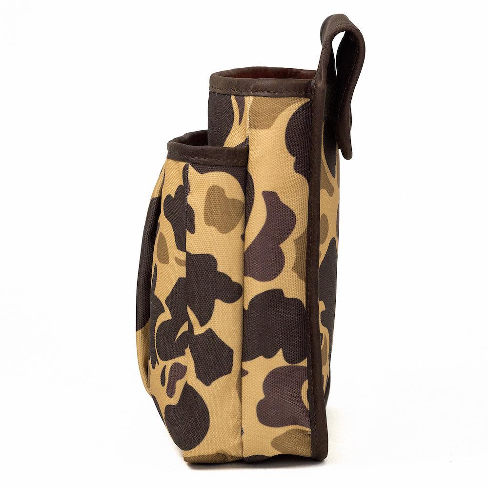 White Wing Waxed Canvas Hunting Double Belt Pouch by Mission Mercantile Leather Goods