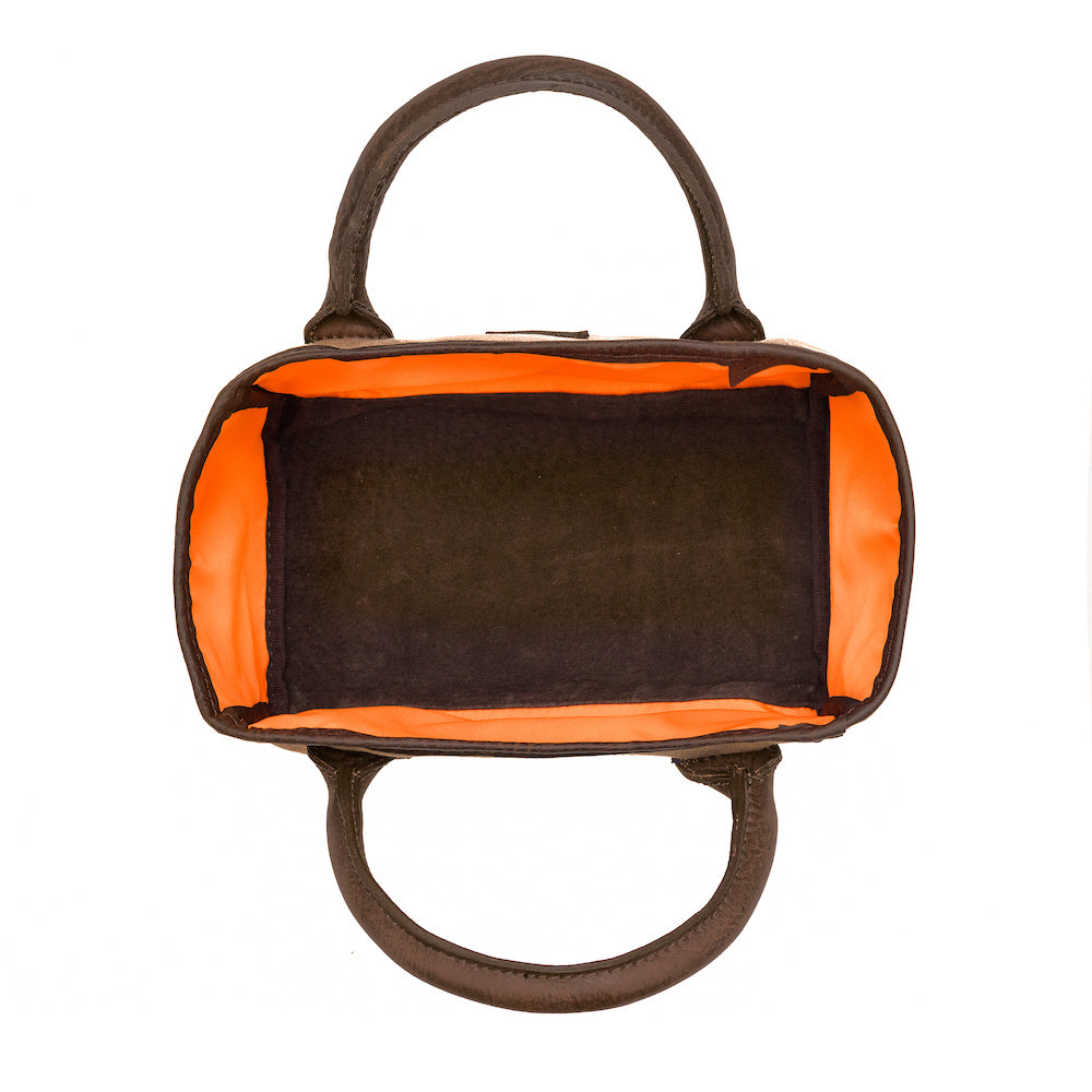 White Wing Waxed Canvas Hunting Four Box Shell Carrier by Mission Mercantile Leather Goods