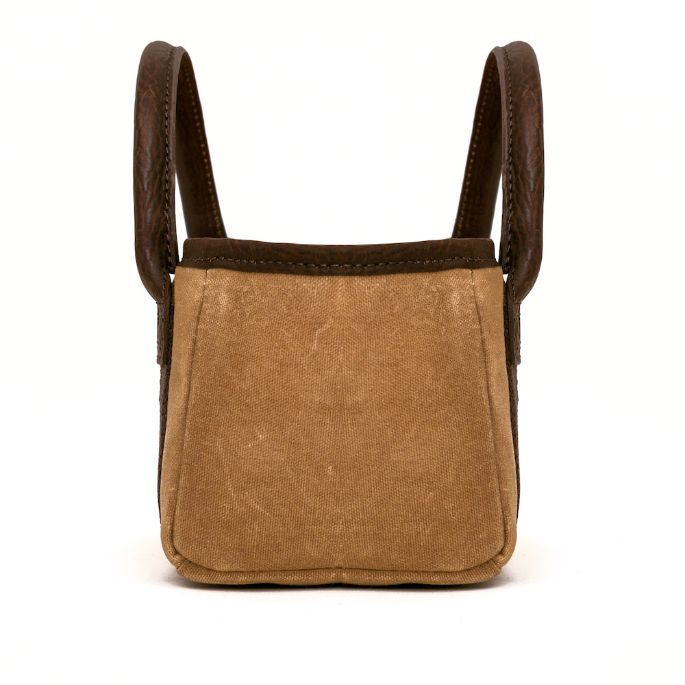 White Wing Waxed Canvas Hunting Four Box Shell Carrier by Mission Mercantile Leather Goods