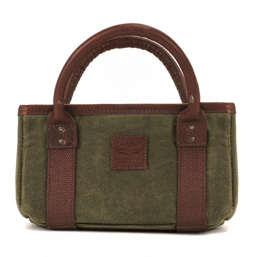 White Wing Waxed Canvas Hunting Four Box Shell Carrier by Mission Mercantile Leather Goods