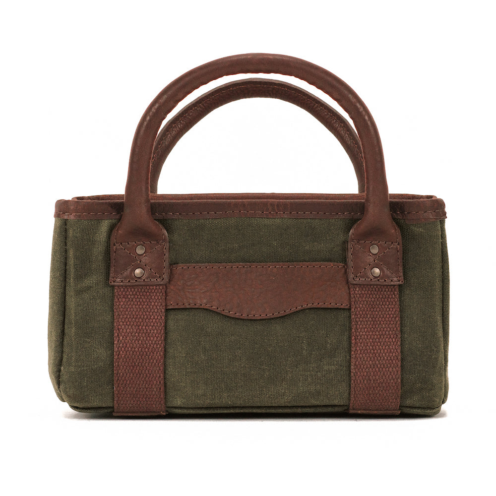 White Wing Waxed Canvas Hunting Four Box Shell Carrier by Mission Mercantile Leather Goods