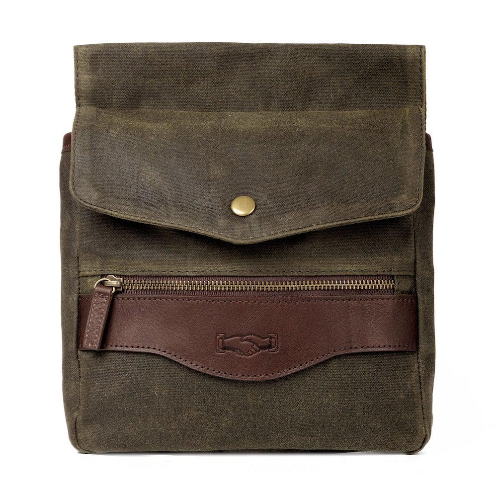 White Wing Waxed Canvas Hunting Game Bag Set by Mission Mercantile Leather Goods