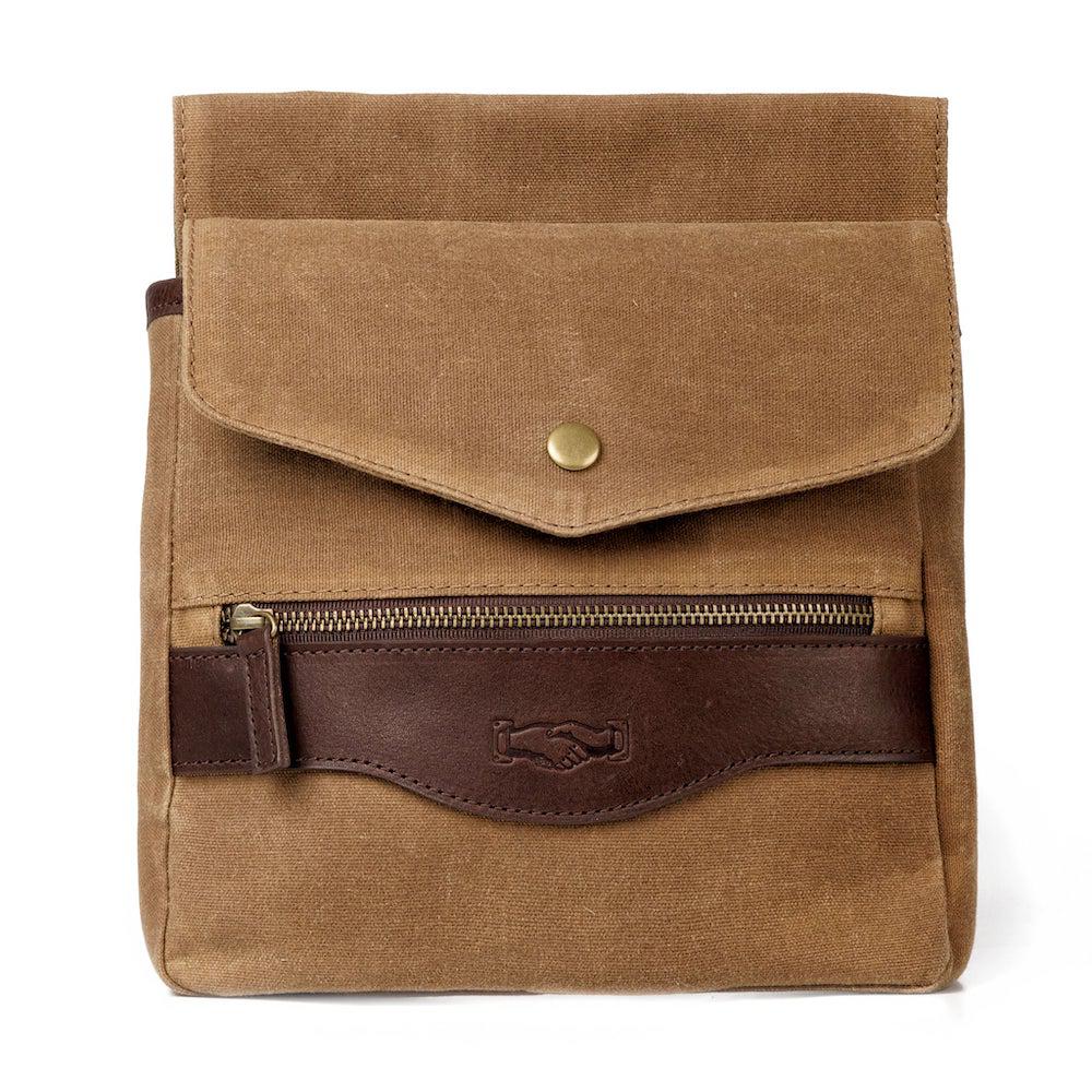 White Wing Waxed Canvas Hunting Game Bag Set by Mission Mercantile Leather Goods