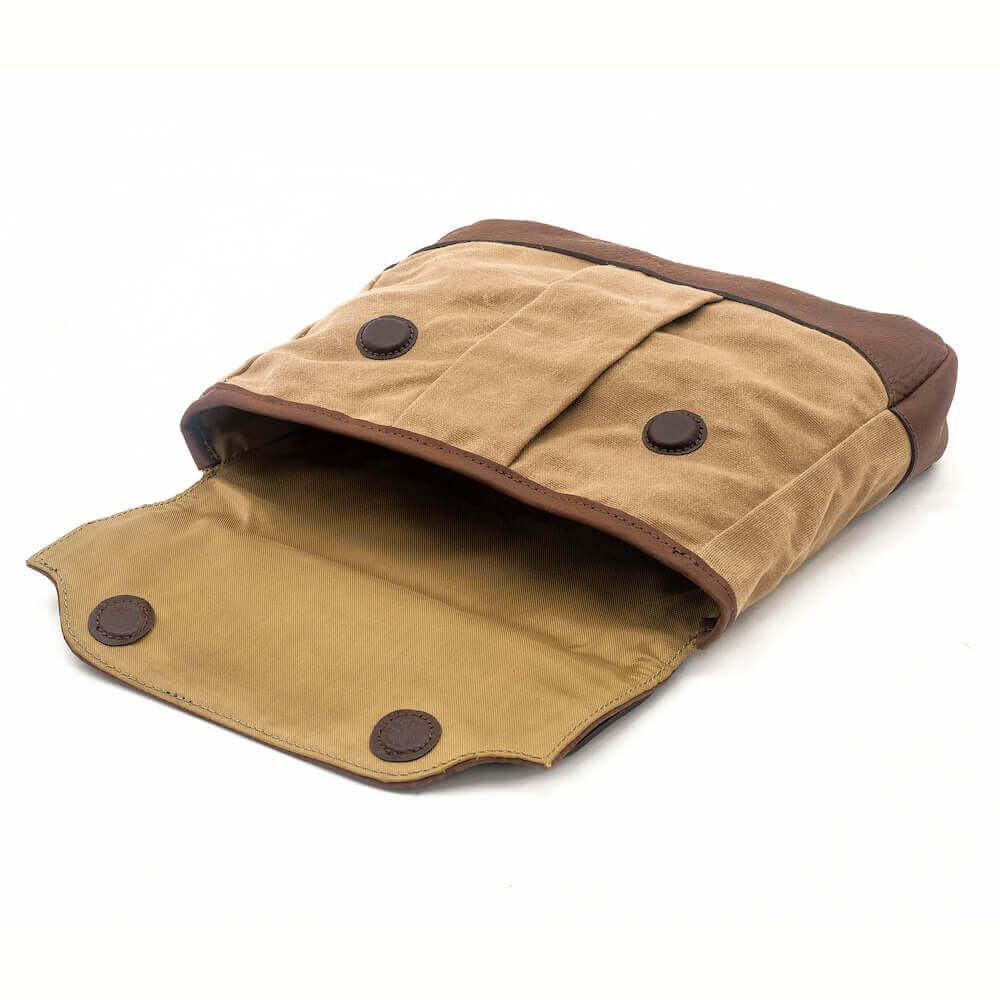 White Wing Waxed Canvas Hunting Heritage Bird Bag Set by Mission Mercantile Leather Goods