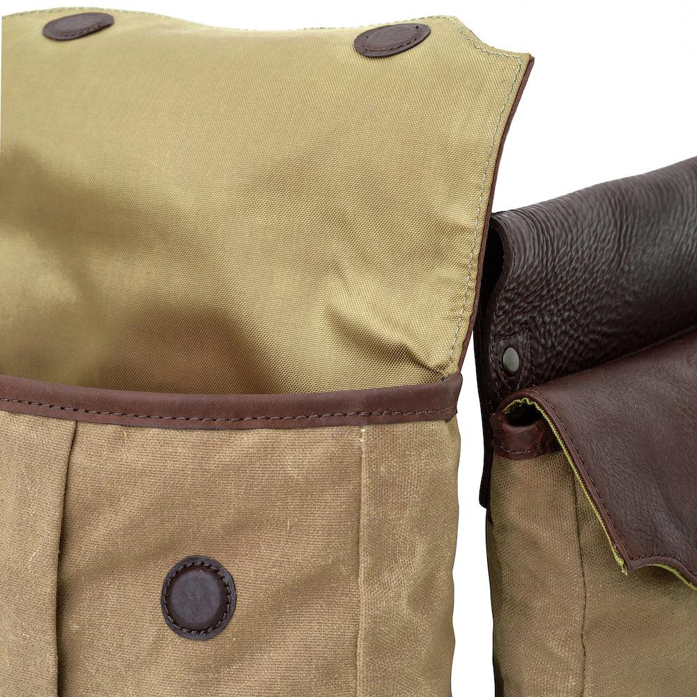 White Wing Waxed Canvas Hunting Heritage Bird Bag Set by Mission Mercantile Leather Goods