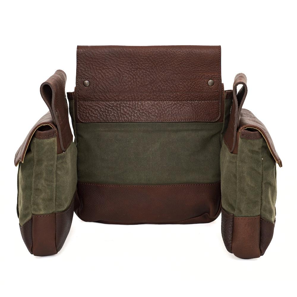 White Wing Waxed Canvas Hunting Heritage Bird Bag Set by Mission Mercantile Leather Goods