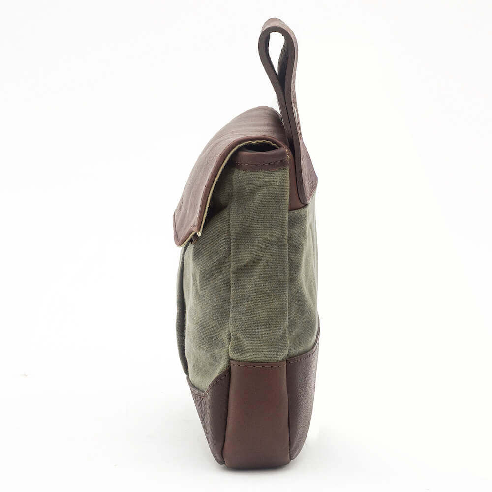White Wing Waxed Canvas Hunting Heritage Bird Bag Set by Mission Mercantile Leather Goods