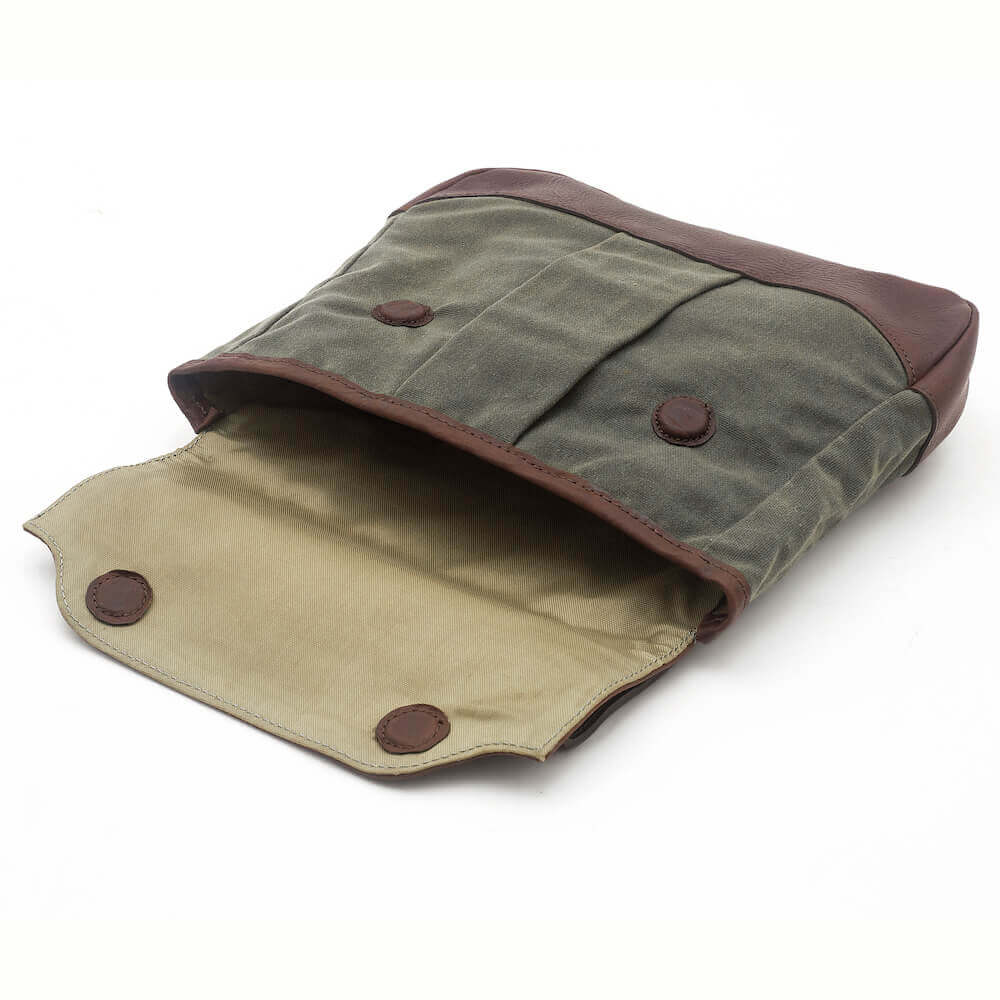 White Wing Waxed Canvas Hunting Heritage Bird Bag Set by Mission Mercantile Leather Goods