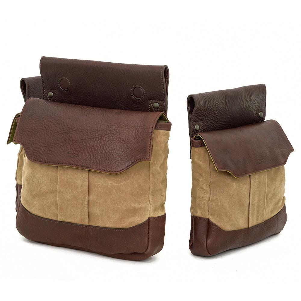 White Wing Waxed Canvas Hunting Heritage Bird Bag Set by Mission Mercantile Leather Goods