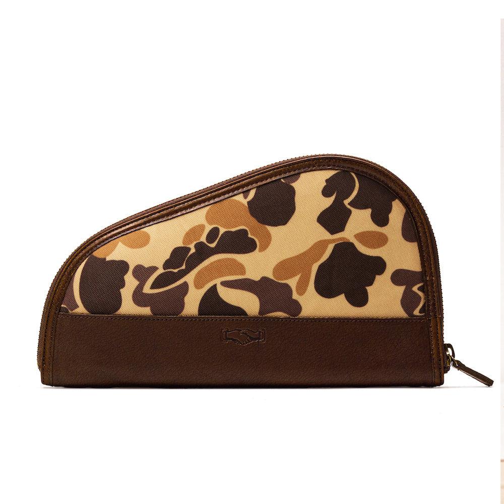 White Wing Waxed Canvas Hunting Pistol Case by Mission Mercantile Leather Goods