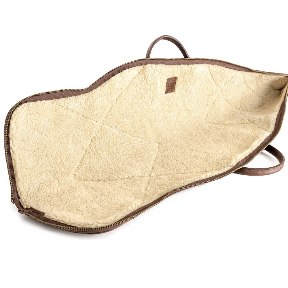White Wing Waxed Canvas Hunting Rifle Case by Mission Mercantile Leather Goods