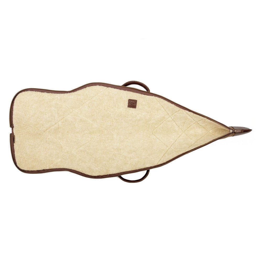 White Wing Waxed Canvas Hunting Rifle Case by Mission Mercantile Leather Goods