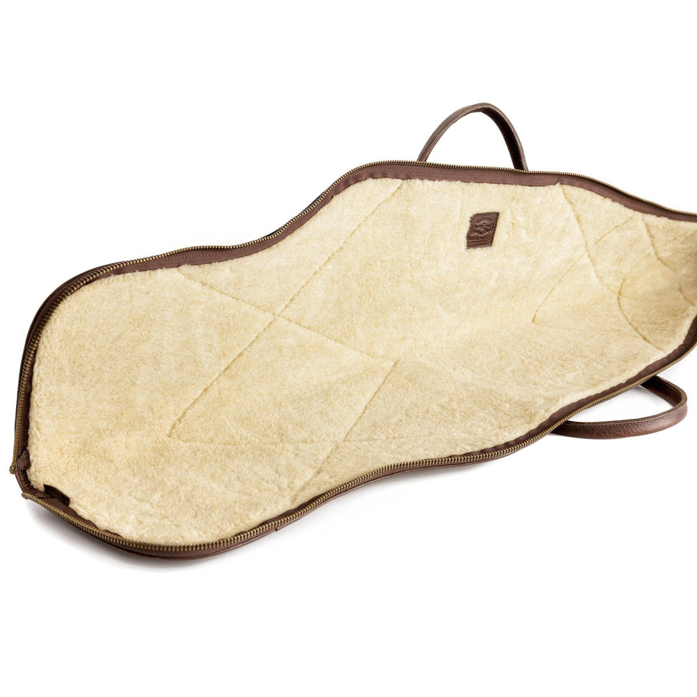 White Wing Waxed Canvas Hunting Rifle Case by Mission Mercantile Leather Goods
