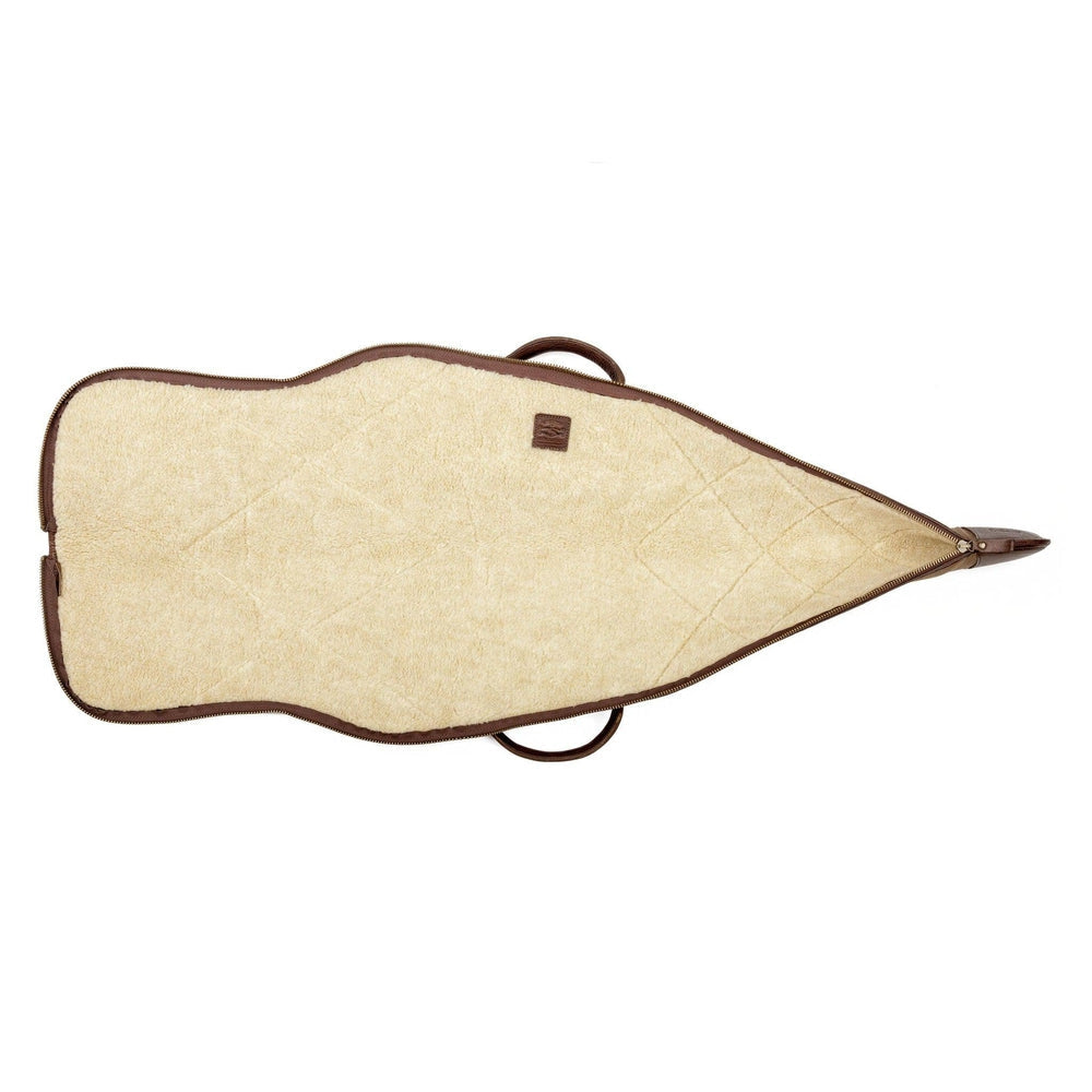 White Wing Waxed Canvas Hunting Rifle Case by Mission Mercantile Leather Goods