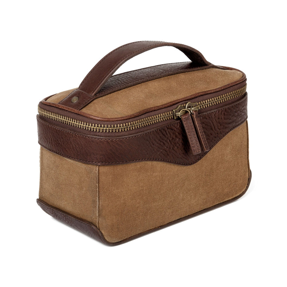 White Wing Waxed Canvas Hunting Shell Bag by Mission Mercantile Leather Goods
