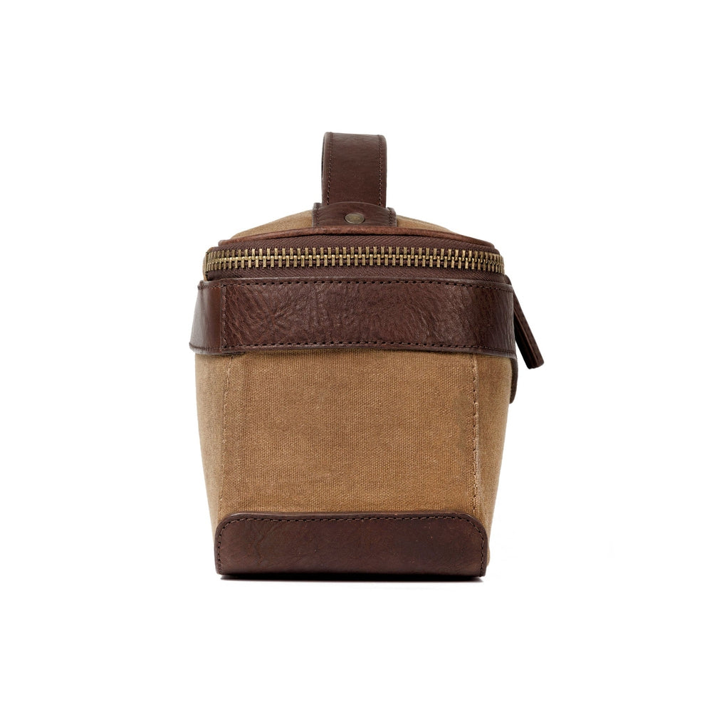 White Wing Waxed Canvas Hunting Shell Bag by Mission Mercantile Leather Goods