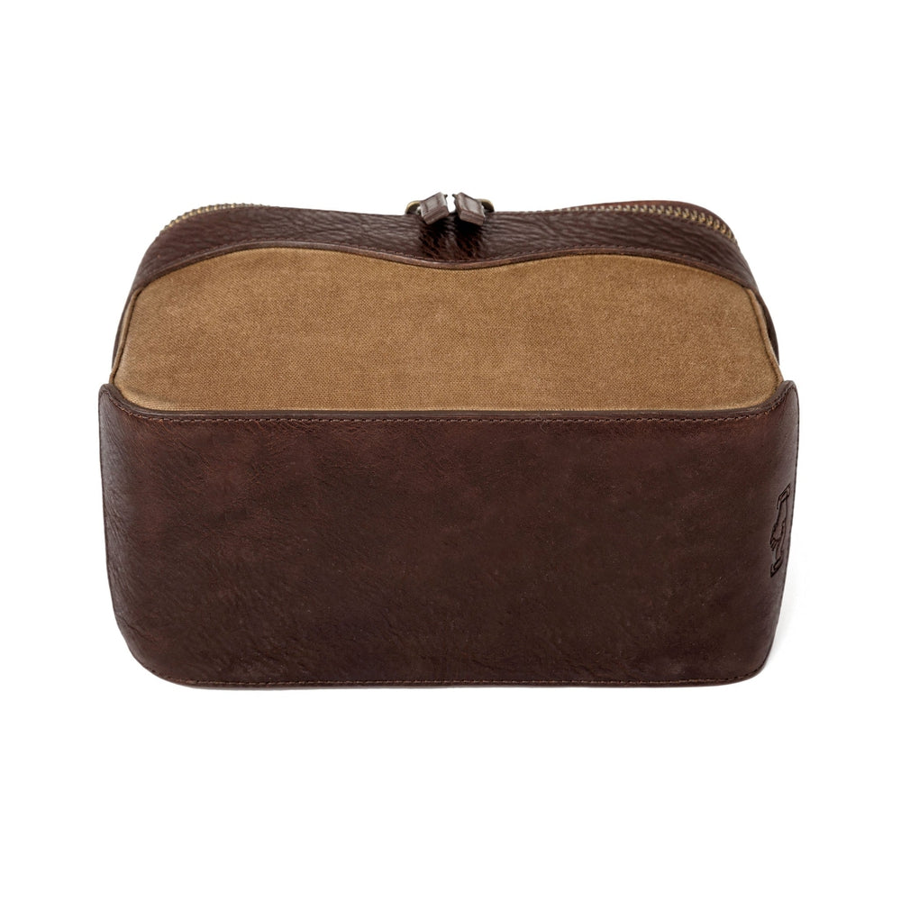 White Wing Waxed Canvas Hunting Shell Bag by Mission Mercantile Leather Goods