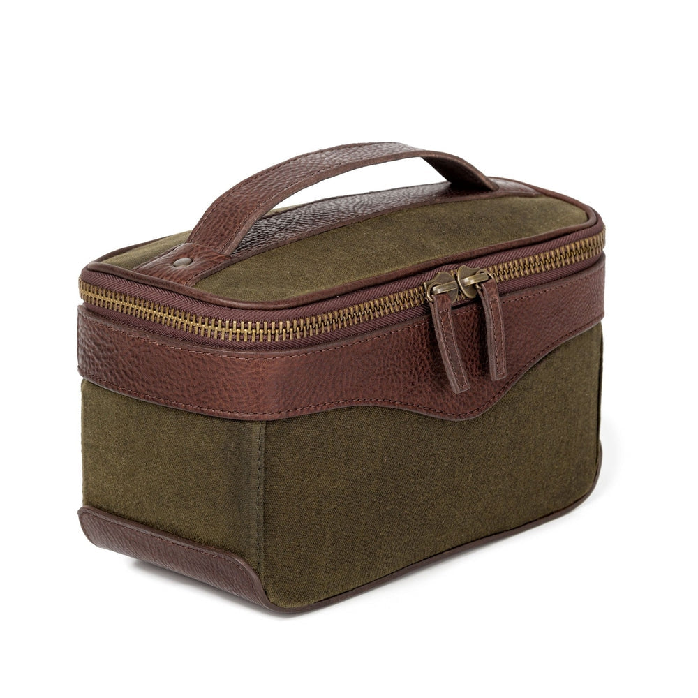 White Wing Waxed Canvas Hunting Shell Bag by Mission Mercantile Leather Goods