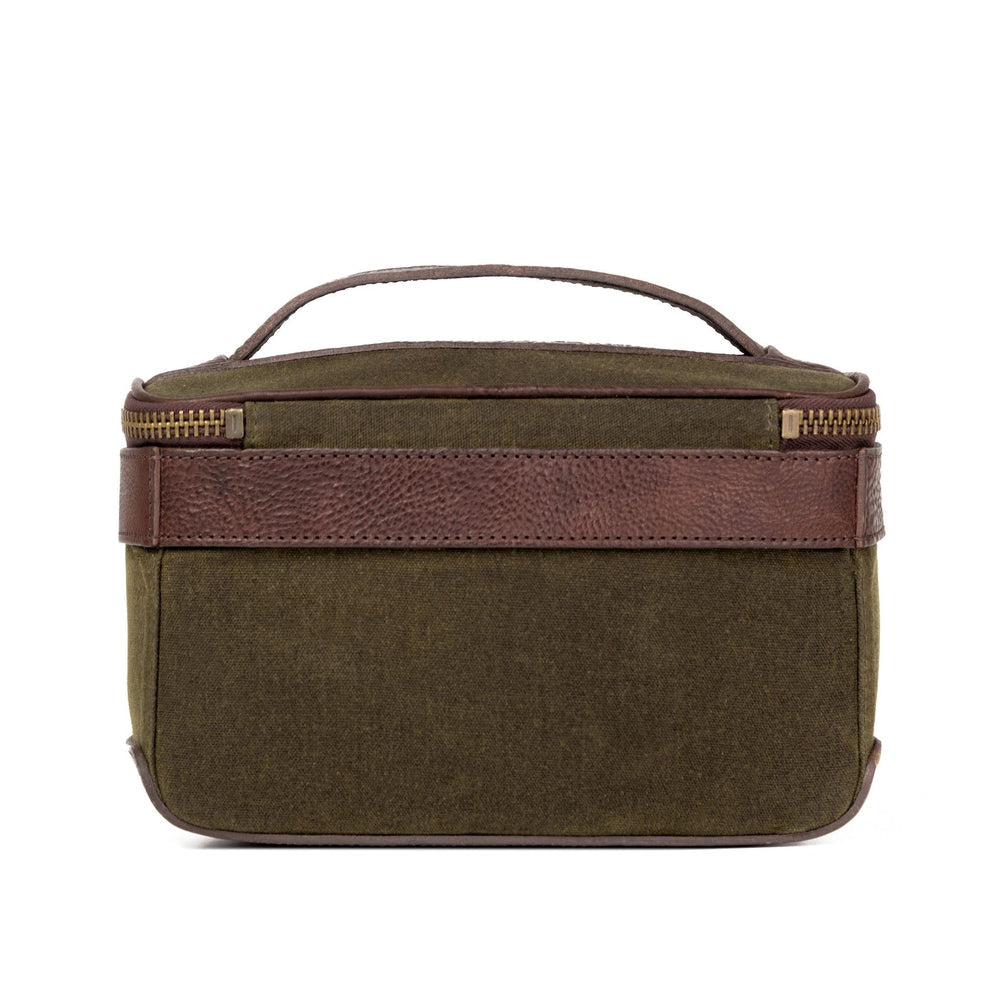 White Wing Waxed Canvas Hunting Shell Bag by Mission Mercantile Leather Goods