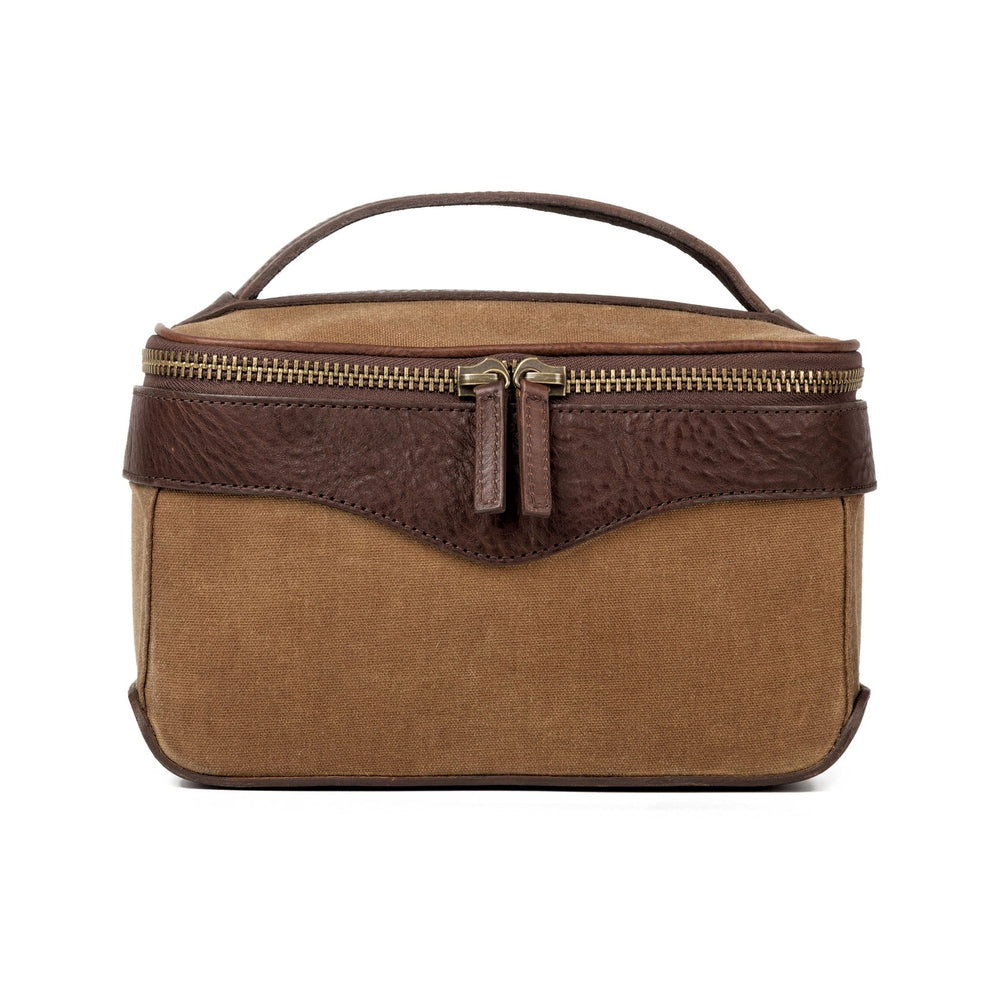 White Wing Waxed Canvas Hunting Shell Bag by Mission Mercantile Leather Goods