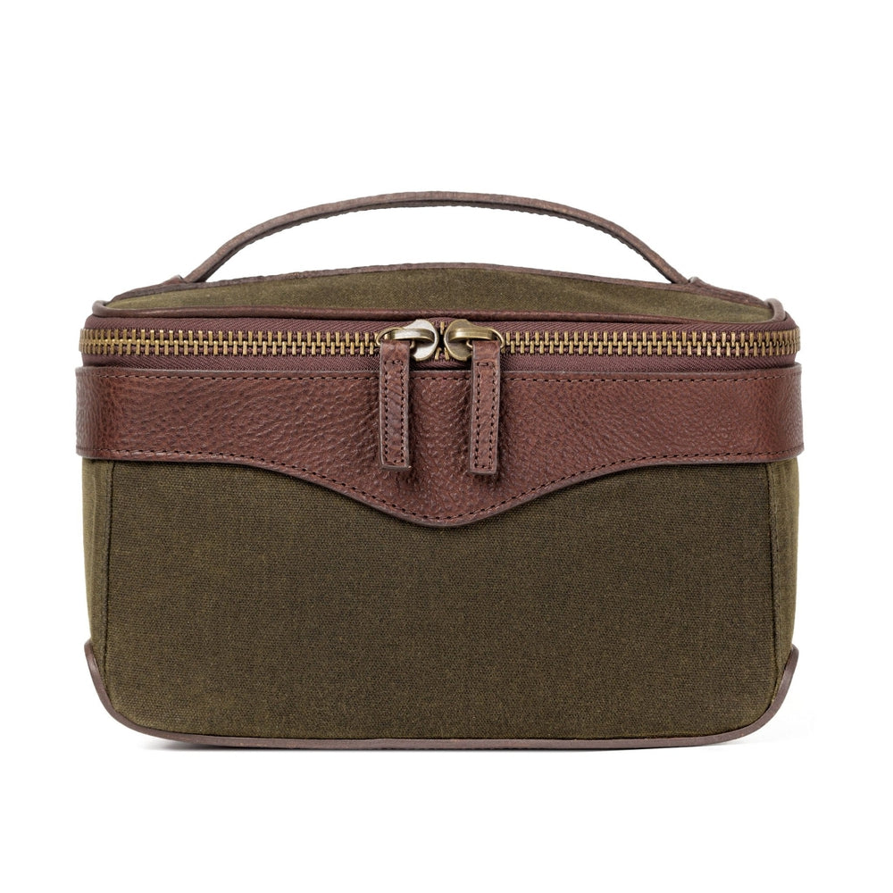 White Wing Waxed Canvas Hunting Shell Bag by Mission Mercantile Leather Goods