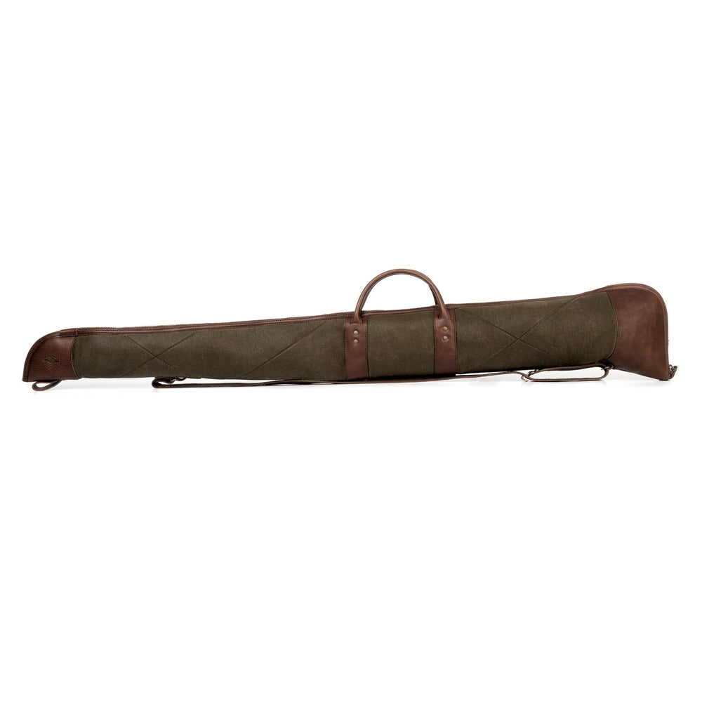 White Wing Waxed Canvas Hunting Shotgun Case by Mission Mercantile Leather Goods