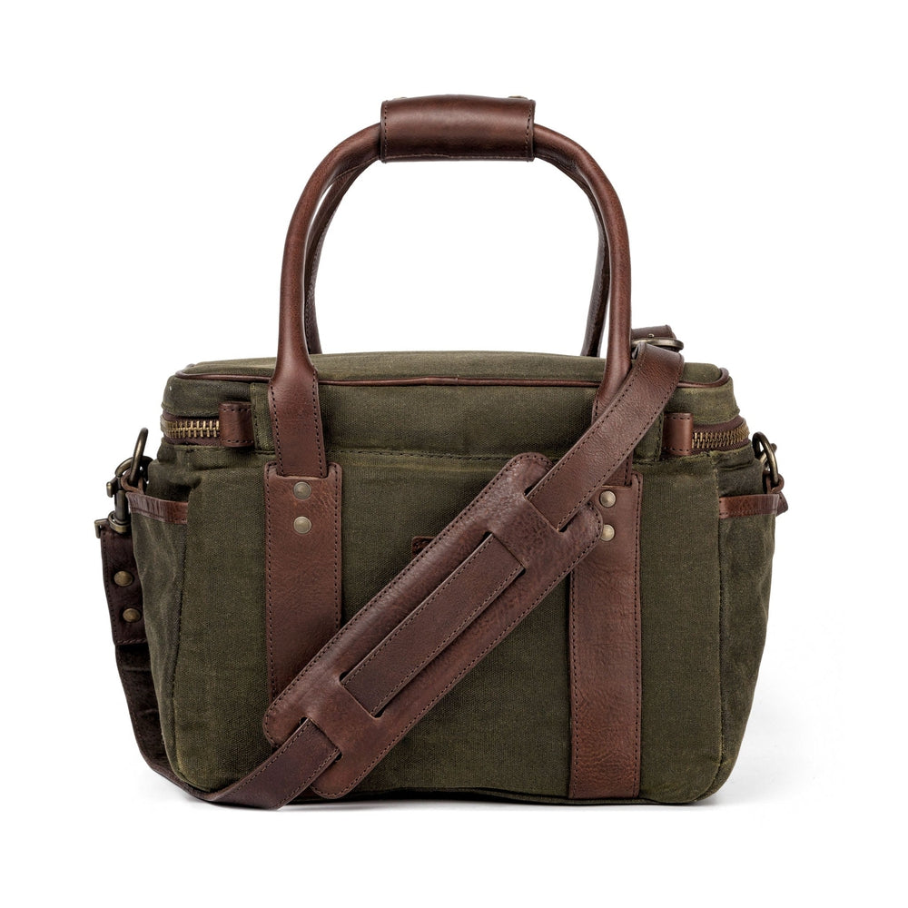 White Wing Waxed Canvas Scout Cooler by Mission Mercantile Leather Goods
