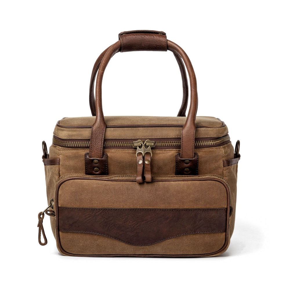 White Wing Waxed Canvas Scout Cooler by Mission Mercantile Leather Goods
