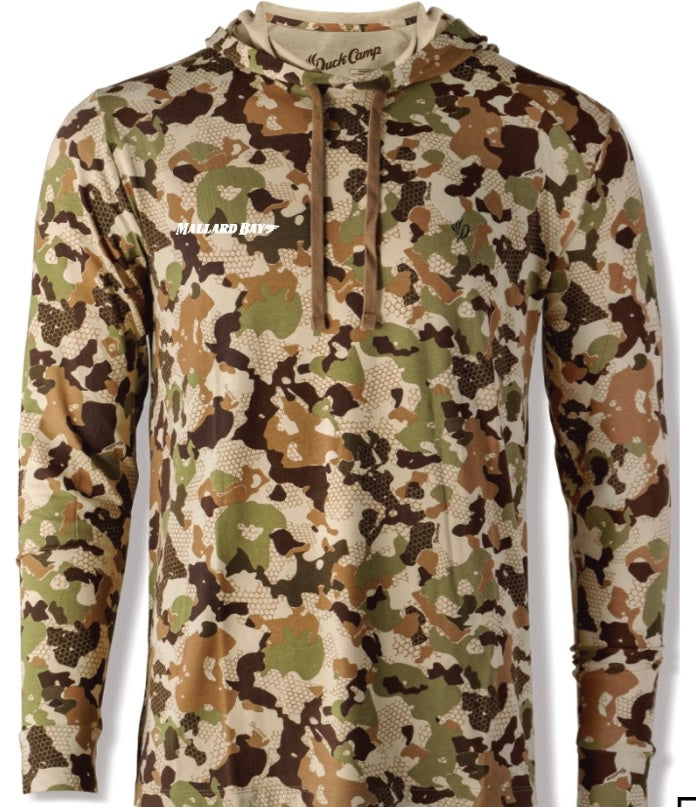 OG Bamboo Hoodie Wetland Camo | Mallard Bay X Duck Camp