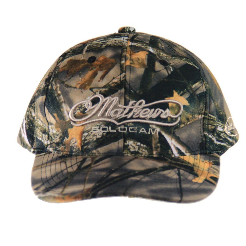 Mathews Logo Camo Hat with Face Concealment by QuikCamo