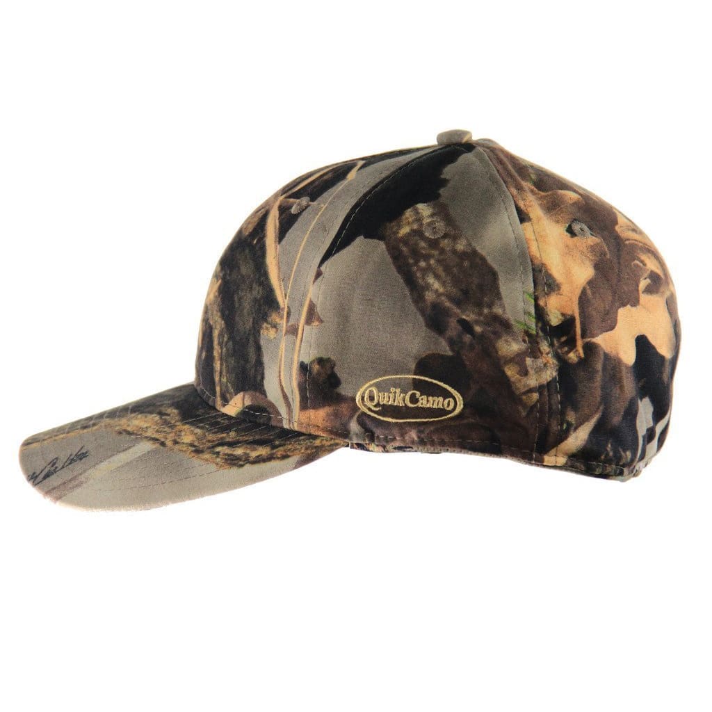QuikCamo Camo West Hybrid | Camo Hat with Rear Face Concealment (59cm, Fitted 7 3/8) by QuikCamo