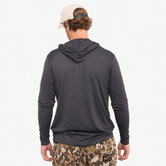 Lightweight Bamboo Hoodie Charcoal | Mallard Bay X Duck Camp