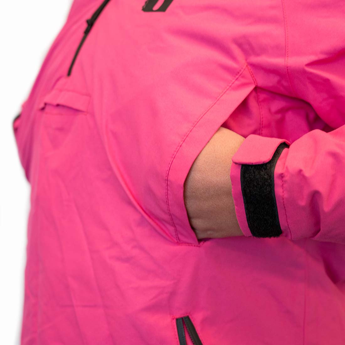 Waterproof 1/2 Zip Bog Hoodie | Womens - Pink by Gator Waders