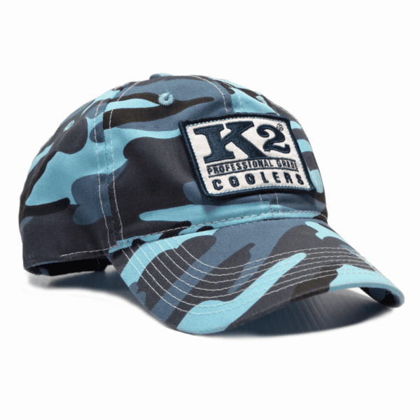 Low-Profile Patch Hat-Blue Camo by K2Coolers