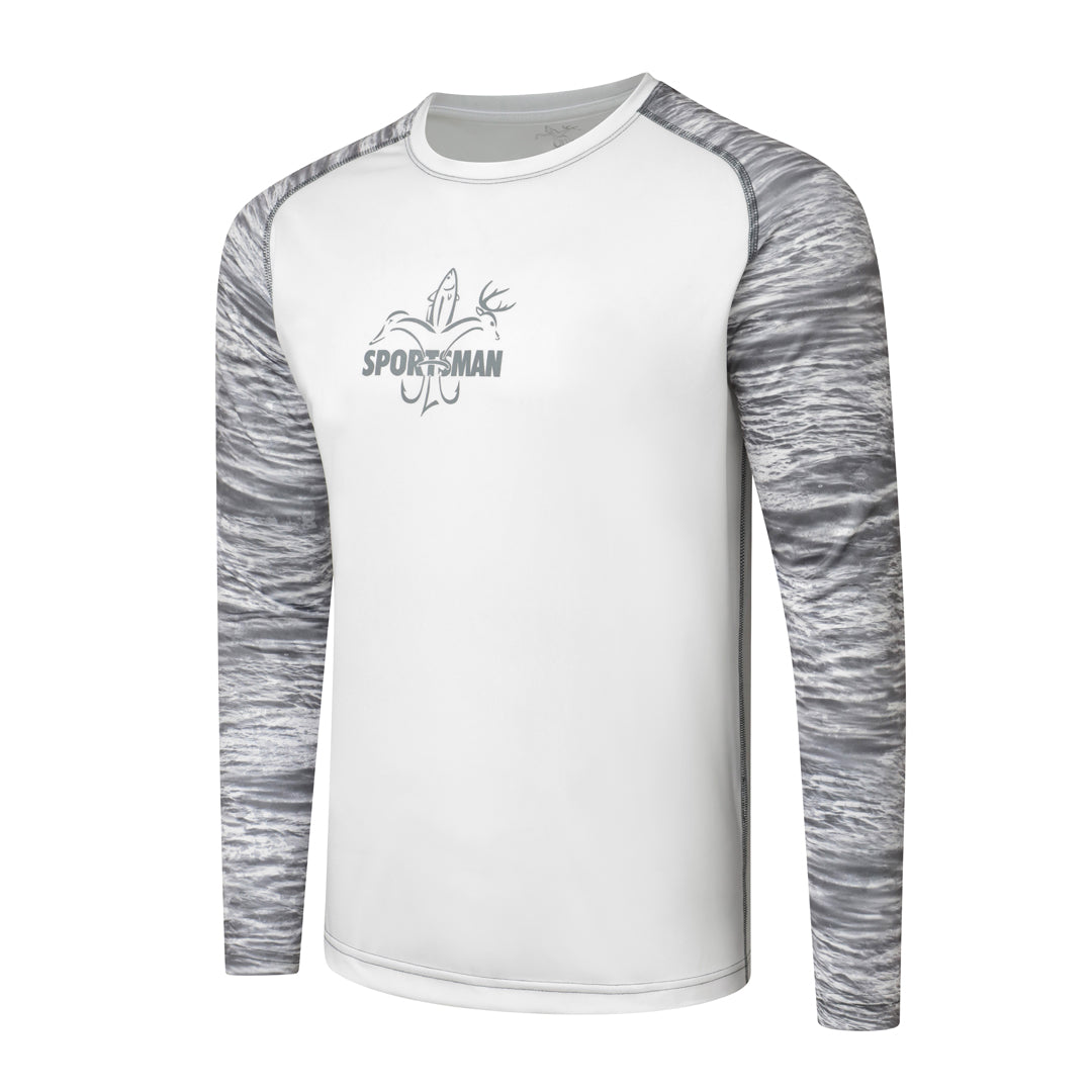 Sportsman Hydrotech Camo / Solid Long Sleeve Shirt by Sportsman Gear