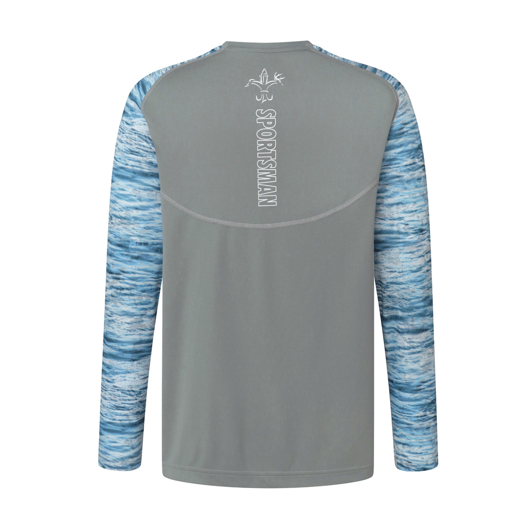 Sportsman Hydrotech Camo / Solid Long Sleeve Shirt by Sportsman Gear